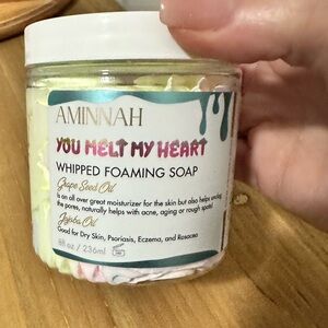 Aminnah Natural You Melt My Heart Whipped Foaming Soap